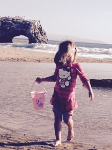 Child at beach