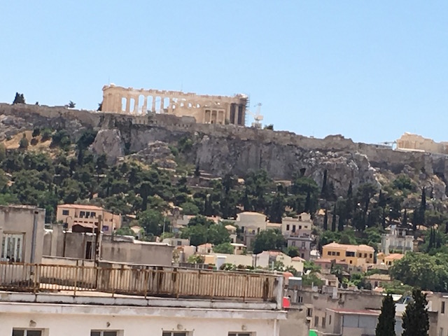 Acropolis from Hotel Roof
