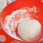 bread dough in bowl
