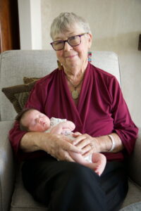 Grandma with baby