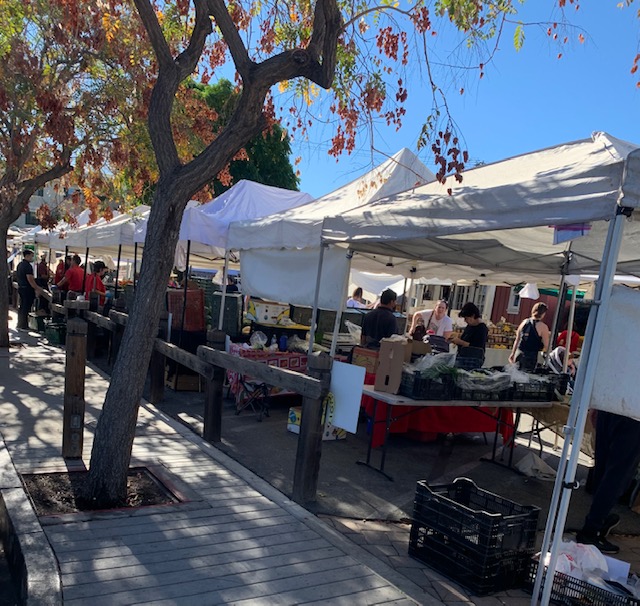 Shopping for Salad at the Calabasas Farmers’ Market